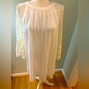 Sugar Lips Bohemian white lace dress, size M